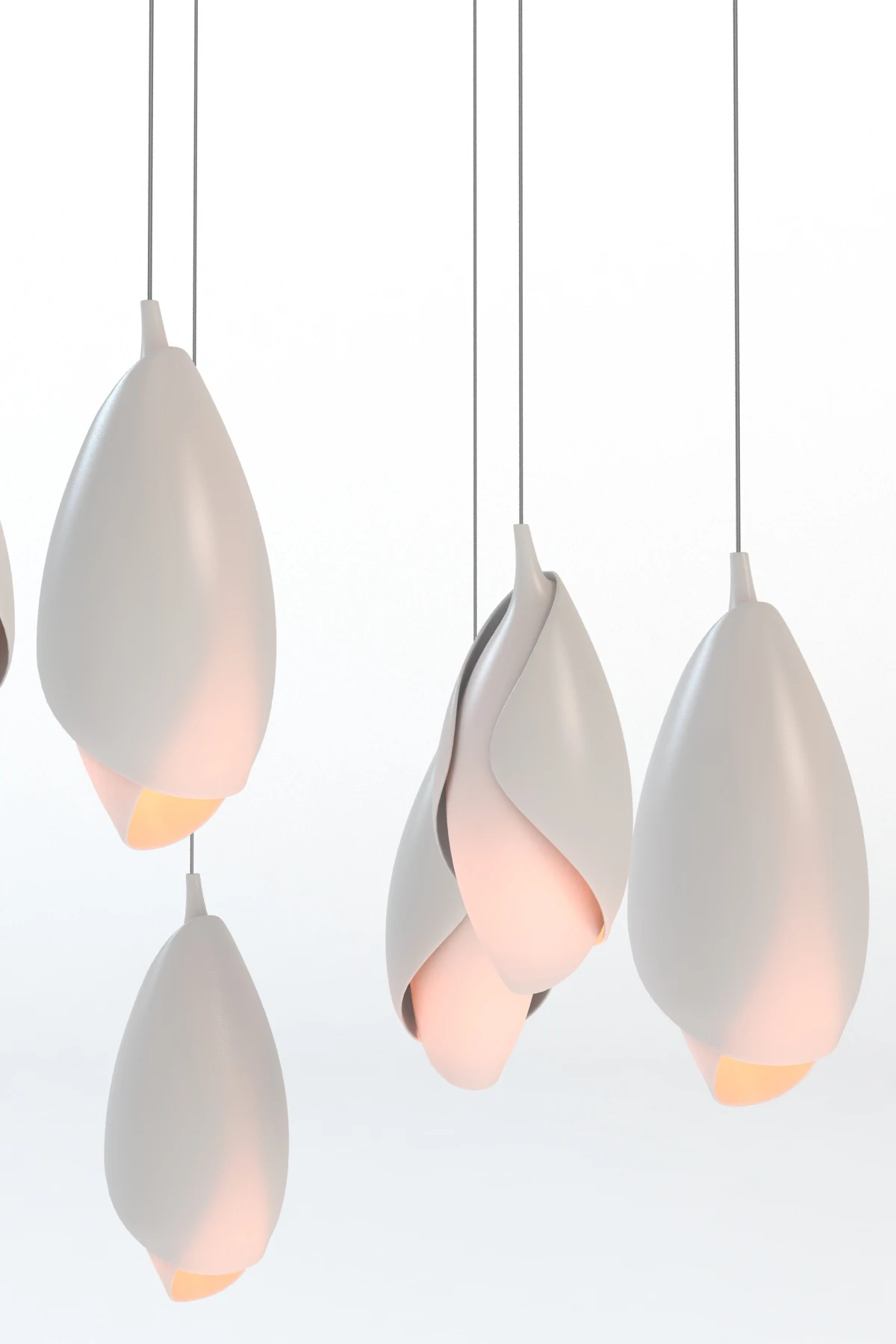 Chrysalis Pendant Light 3D Model_01